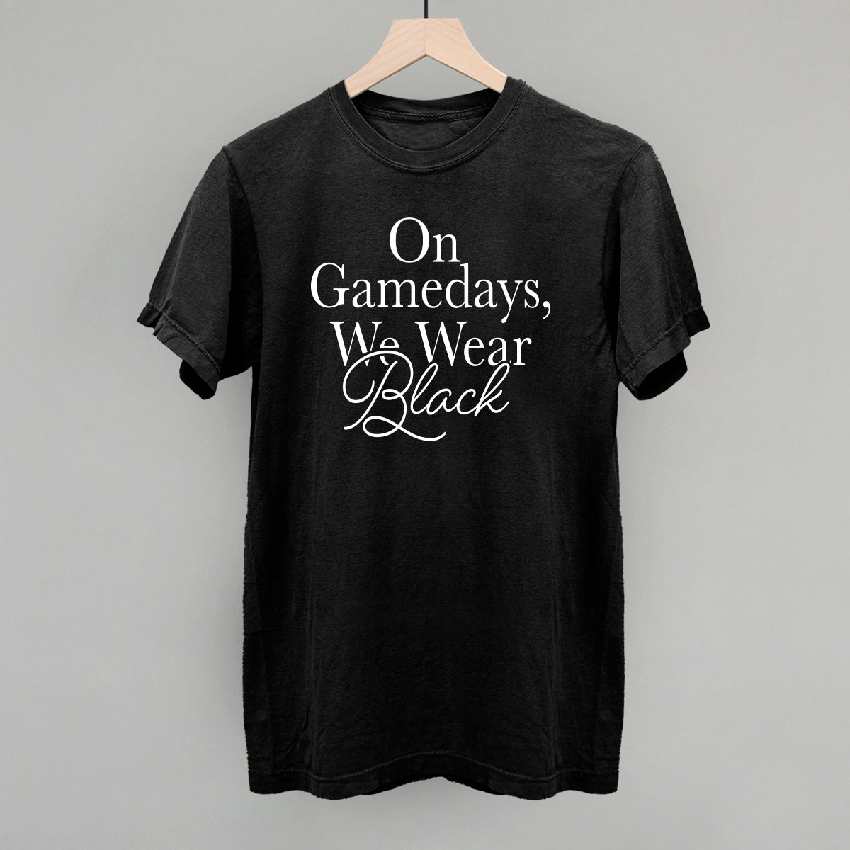 On Game Days. We Wear Black