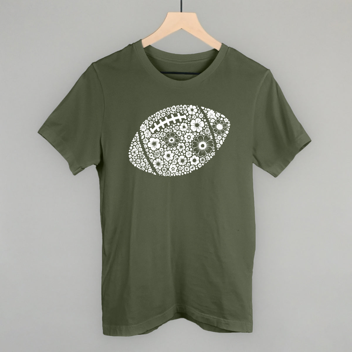 Floral Football White